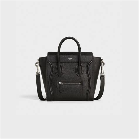 nano luggage celine black
